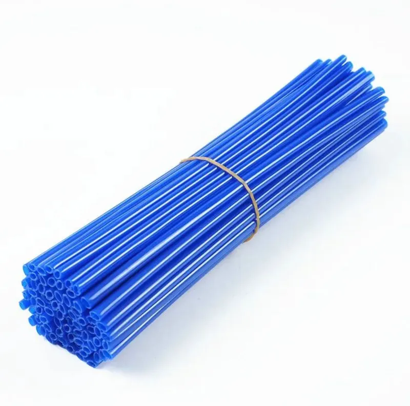 Катафот трубочки синие 24cm/72шт N